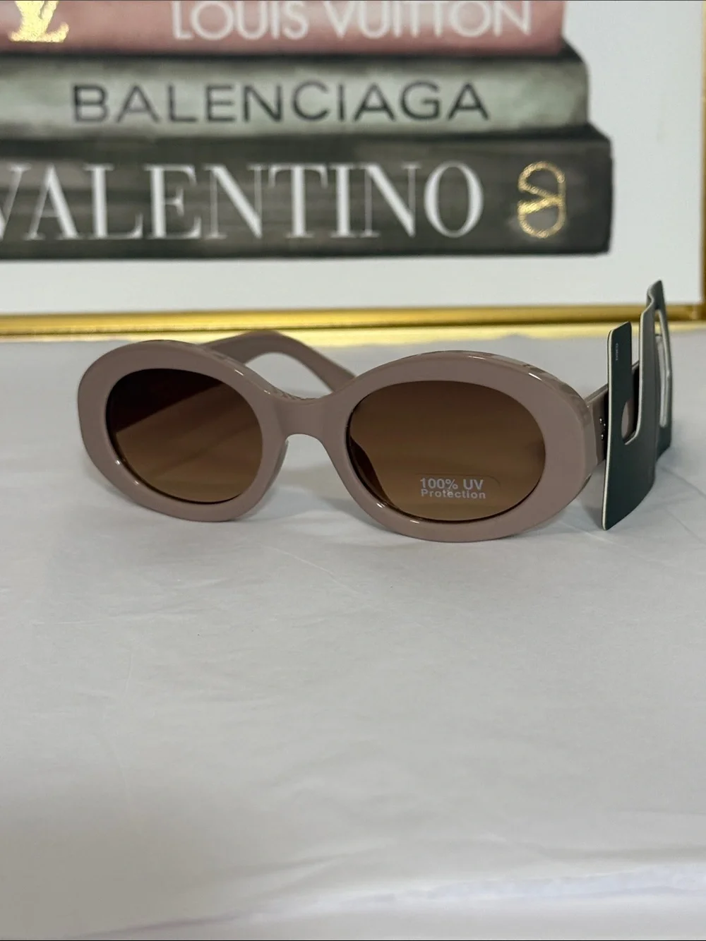 wild fable Oval Sunglasses in Taupe with Brown Lenses
